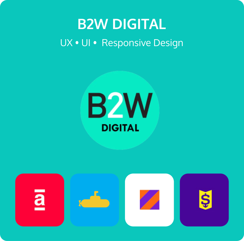 B2W Digital - UX, UI e Responsive design